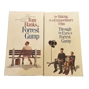 Through the Eyes of Forrest Gump + Forrest Gump VHS Tom Hanks Run 1994 Jenny